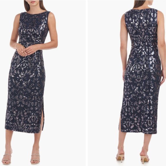 Annie Sequin Midi Dress JS COLLECTIONS - Picture 1 of 9